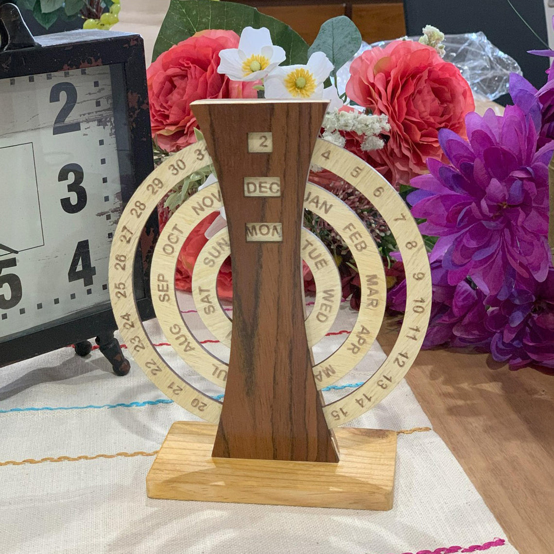 Premium Wooden Calendar D4