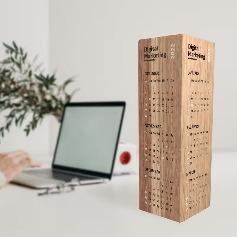 Premium Wooden Calendar D5