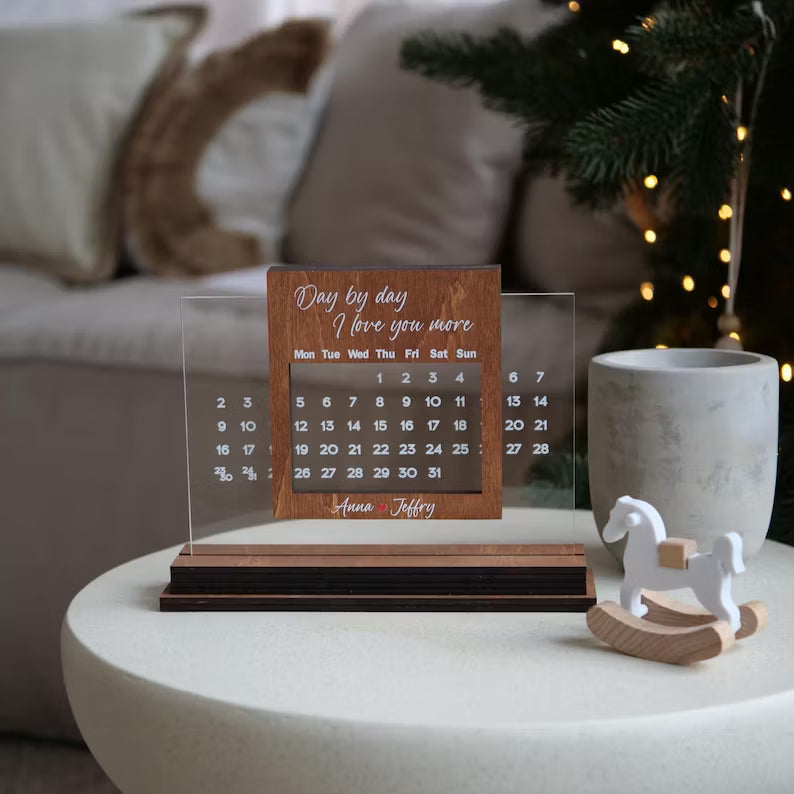Premium Wooden Calendar D2
